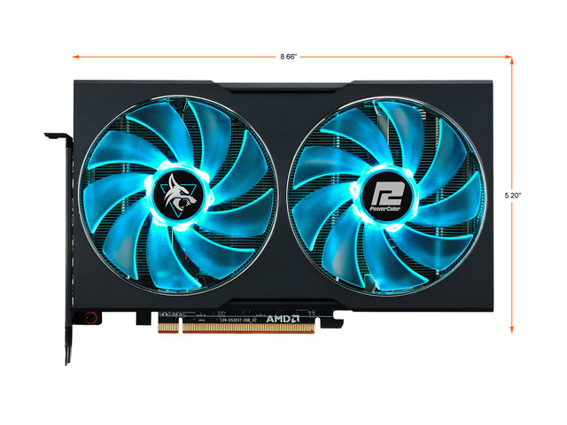 PowerColor Hellhound Radeon RX 6650 XT AXRX 6650XT 8GBD6-3DHL/OC 8GB GDDR6, picture 2