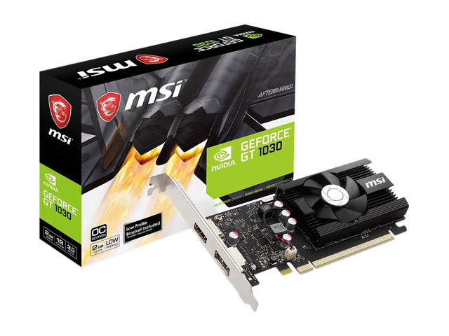 MSI GeForce GT 1030 DirectX 12 2GD4 LP OC 2GB 64-Bit DDR4 HDCP Ready Low Profile, picture 5
