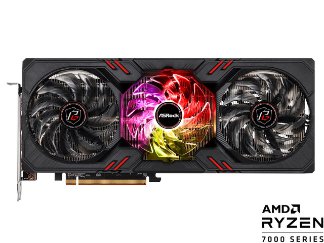 ASRock Phantom Gaming Radeon RX 6650 XT RX6650XT PGD 8GO 8GB GDDR6, picture 2