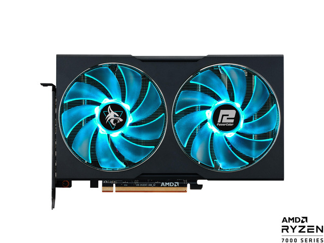 PowerColor Hellhound Radeon RX 7600 RX7600 8G-L/OC, picture 2