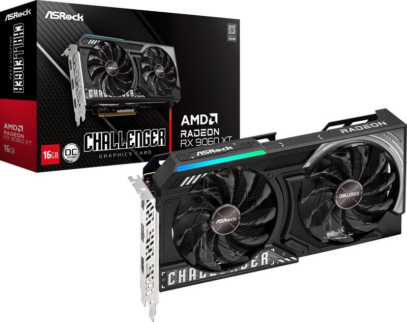 ASRock Challenger Radeon RX 9060 XT 16GB GDDR6